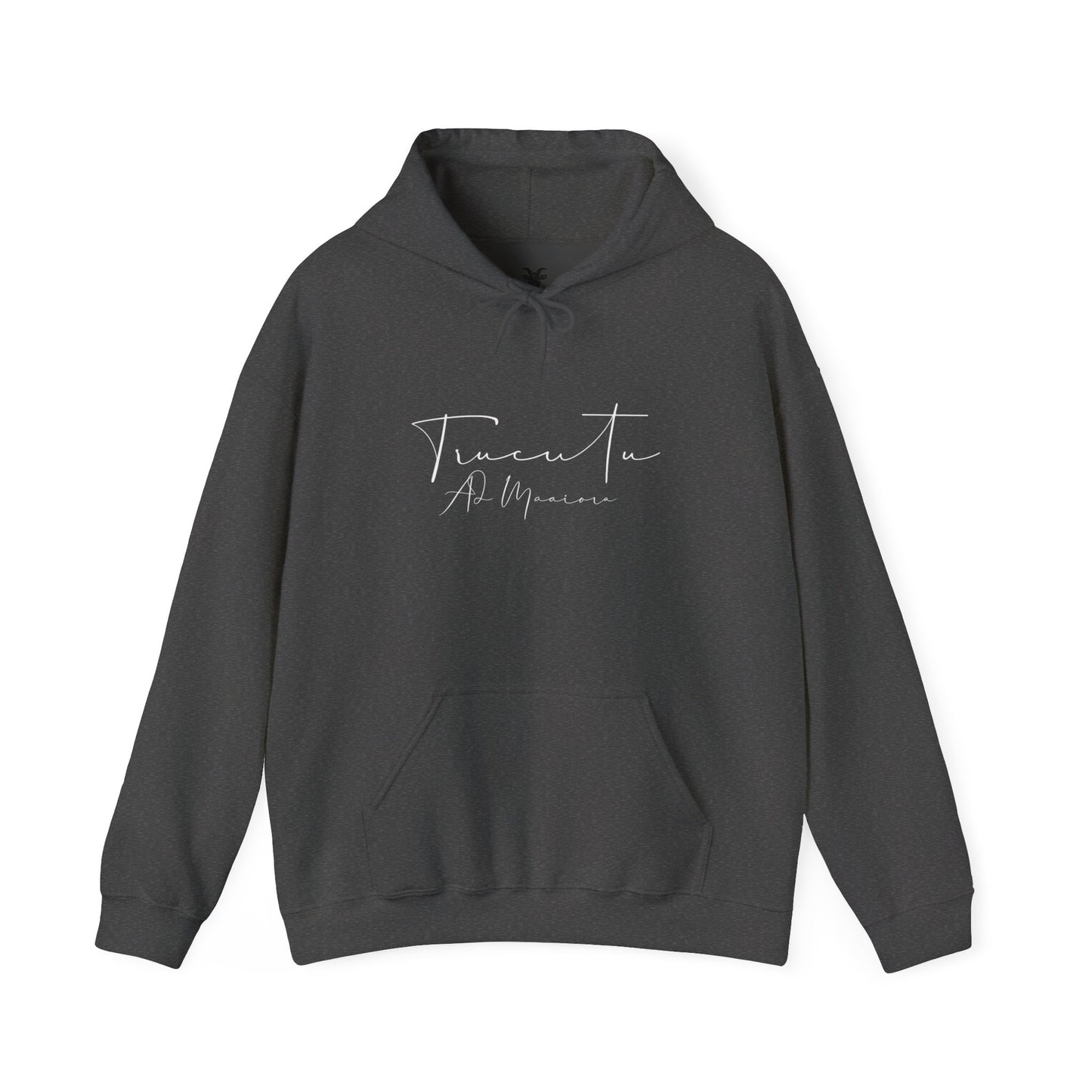 TRUCUTU Logo Hoodie – Unisex Pullover with Goat Emblem | Casual Streetwear | Gift for Animal & Nature Lover