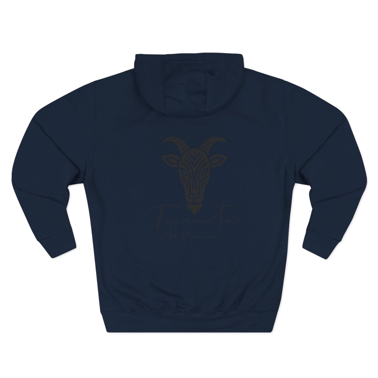 Felpa con Grafica Capra TRUCUTU – Calda in Pile, Design Animale Iconico, Regalo Perfetto per Amanti della Natura, Stile Ribelle ed Eco-Friendly