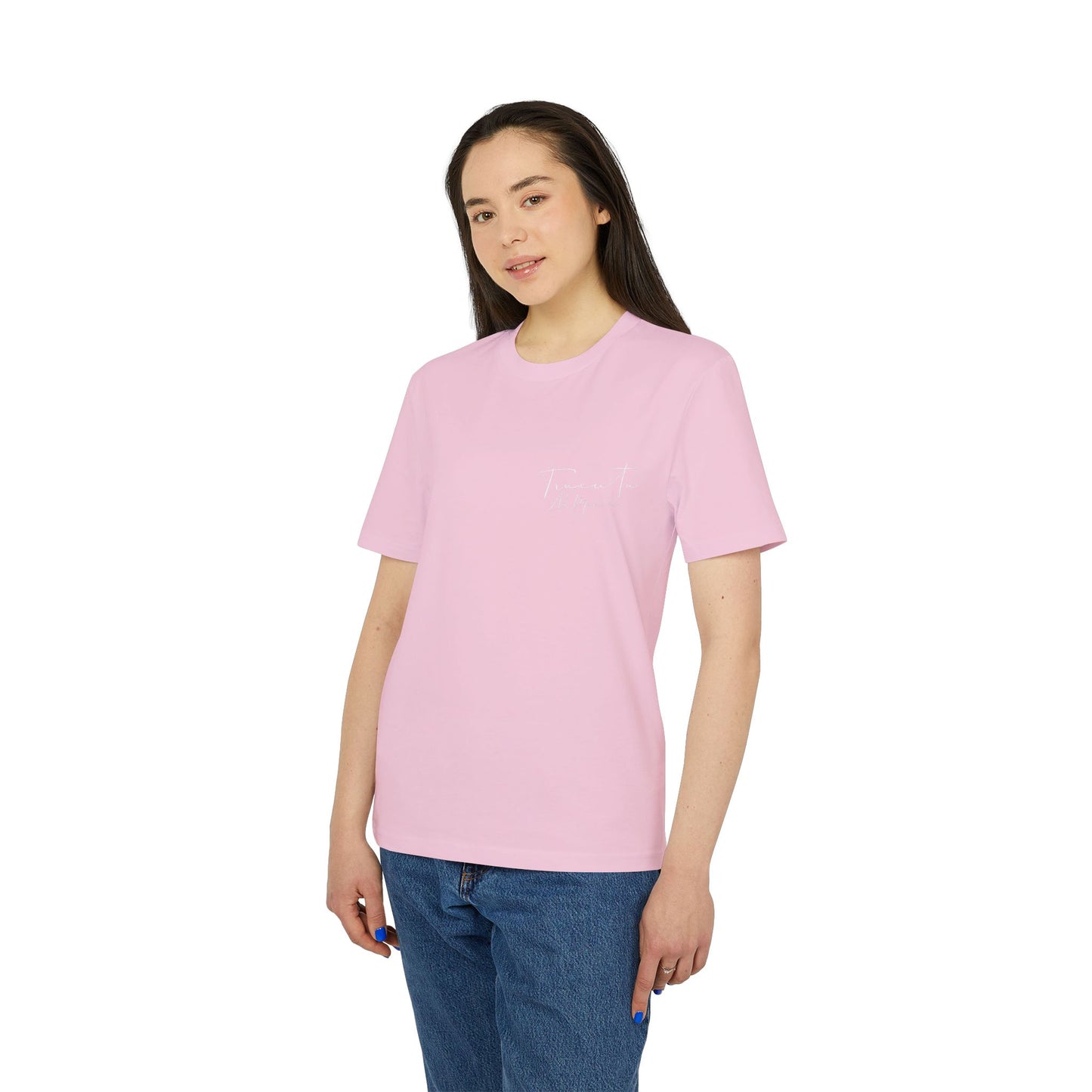 TRUCUTU Unisex T-Shirt – Casual Cotton Logo Shirt with Back Print & Front Signature | Everyday Streetwear Tee
