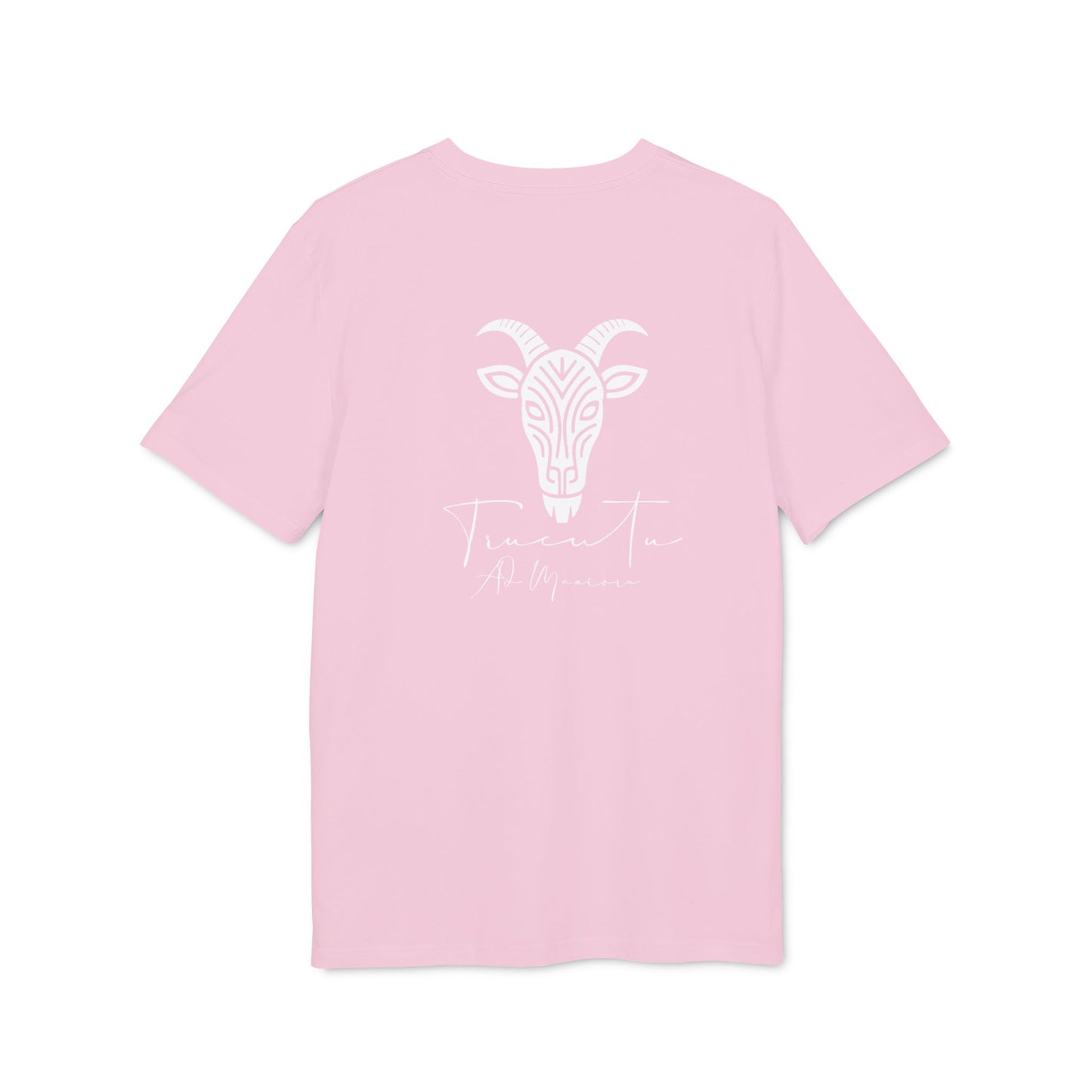 TRUCUTU Unisex T-Shirt – Casual Cotton Logo Shirt with Back Print & Front Signature | Everyday Streetwear Tee