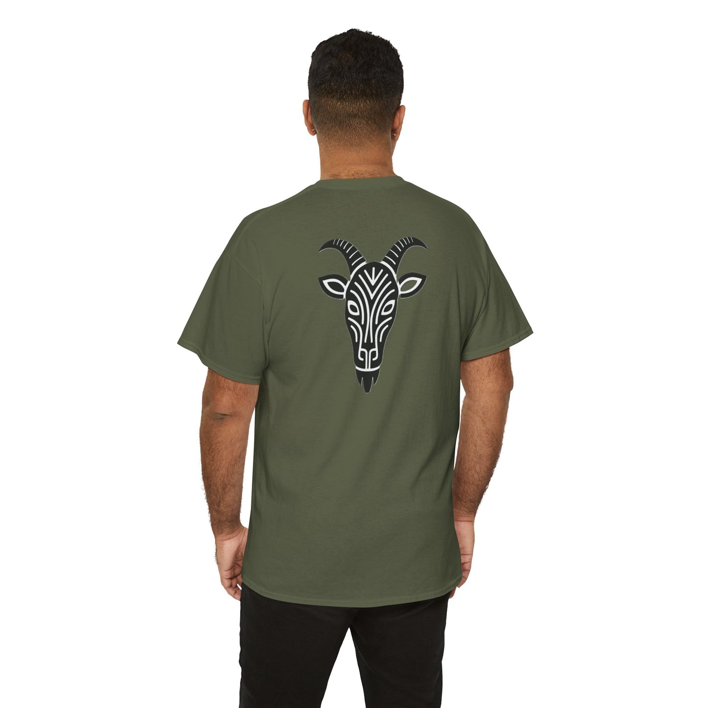 TRUCUTU Bohemian Graphic T-Shirt – Unisex Cotton Shirt | Trendy Animal Logo Print | Festival Wear | Gift for Nature Lovers & Summer Fashion
