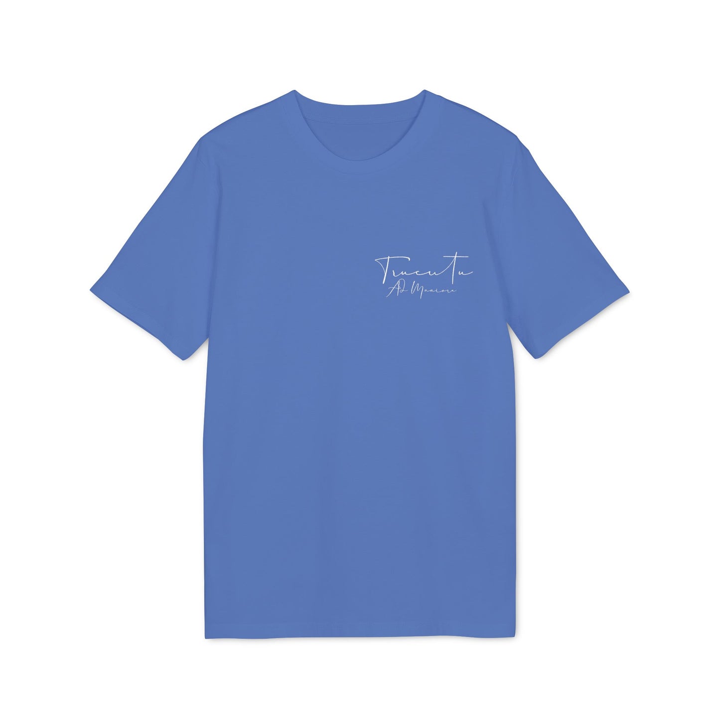 TRUCUTU Unisex T-Shirt – Casual Cotton Logo Shirt with Back Print & Front Signature | Everyday Streetwear Tee