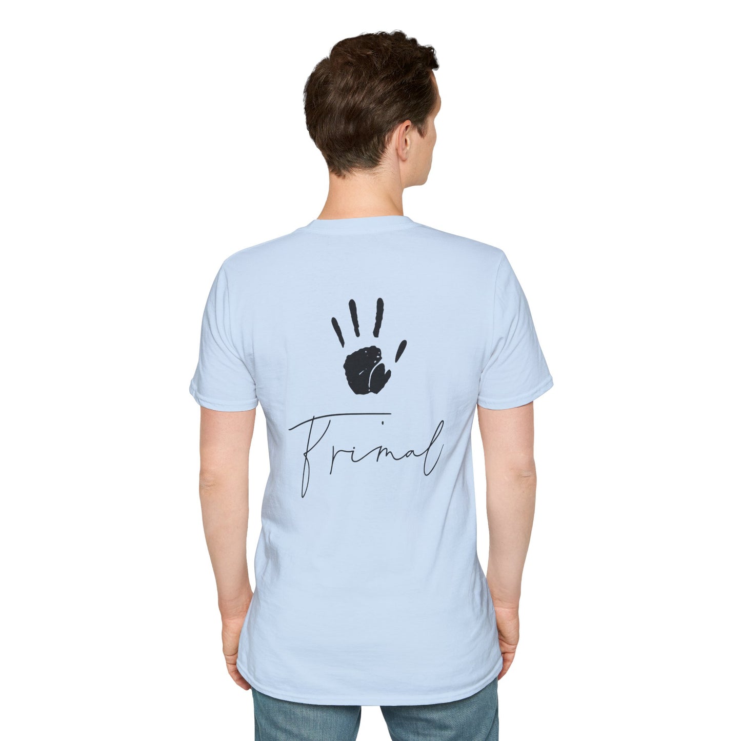 PRIMAL T-Shirt Uomo – Spirito Libero, Stile Essenziale