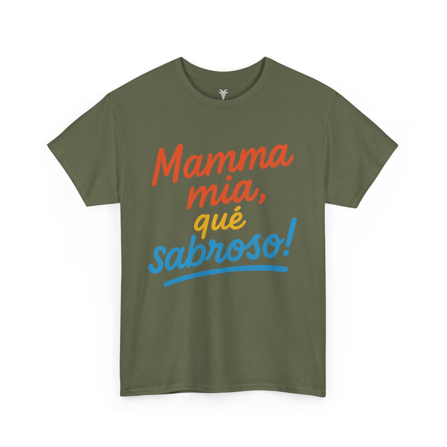 TRUCUTU “Deliciously Fun” Unisex Heavy Cotton Tee – Mamma mia, qué sabroso! | Perfect for Foodies, Casual Wear, Summer Parties & Gifts
