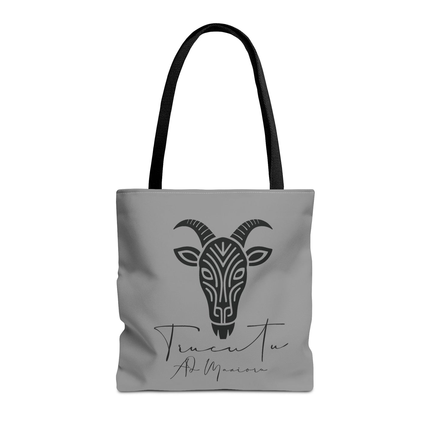 Borsa Tote TRUCUTU con Capra Tribale – Shopper Ecologica, Stile Boho Chic, Idea Regalo per Amanti degli Animali