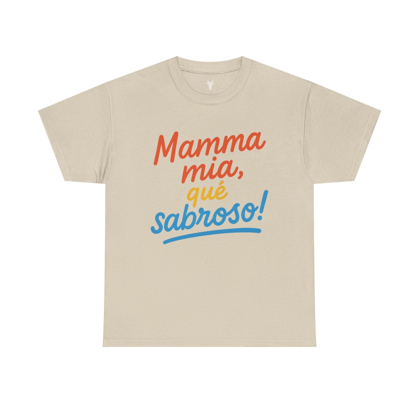 TRUCUTU “Deliciously Fun” Unisex Heavy Cotton Tee – Mamma mia, qué sabroso! | Perfect for Foodies, Casual Wear, Summer Parties & Gifts