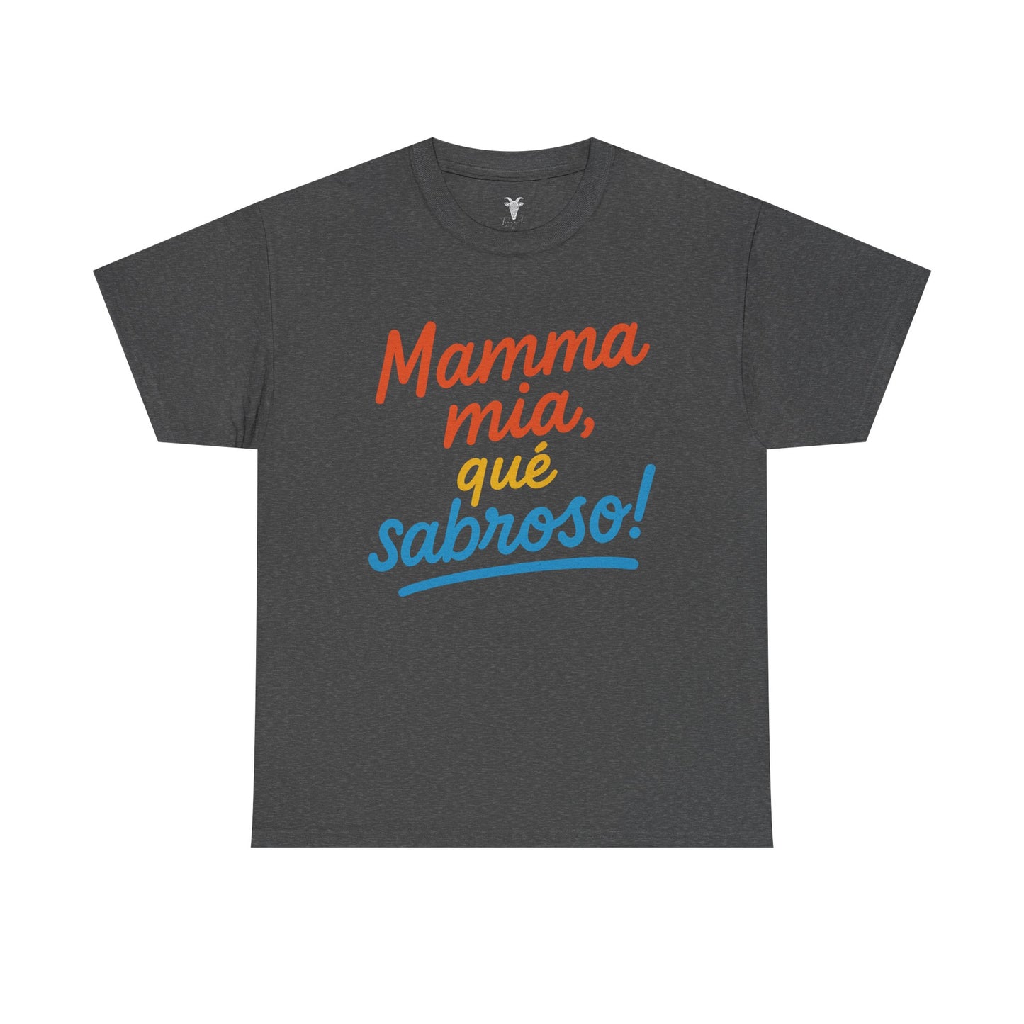 TRUCUTU “Deliciously Fun” Unisex Heavy Cotton Tee – Mamma mia, qué sabroso! | Perfect for Foodies, Casual Wear, Summer Parties & Gifts