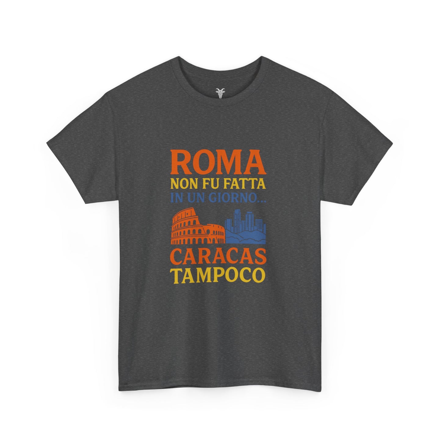 TRUCUTU Roma Graphic Tee – Unisex Cotton T-Shirt | Travel Shirt | Italian Pride Gift | Casual Wear Statement Tee