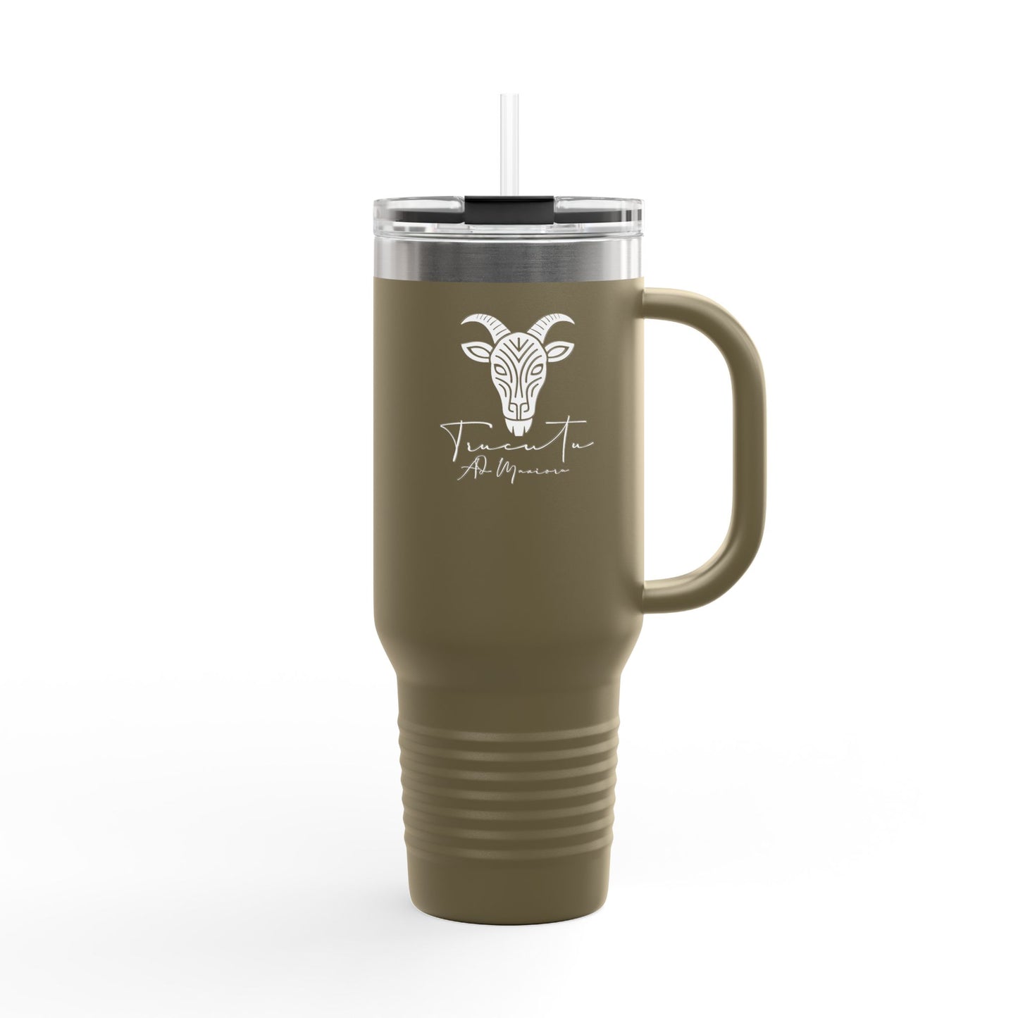 Travel Mug 40oz – Insulated Stainless Steel Tumbler with Leak-Proof Lid & Ergonomic Handle