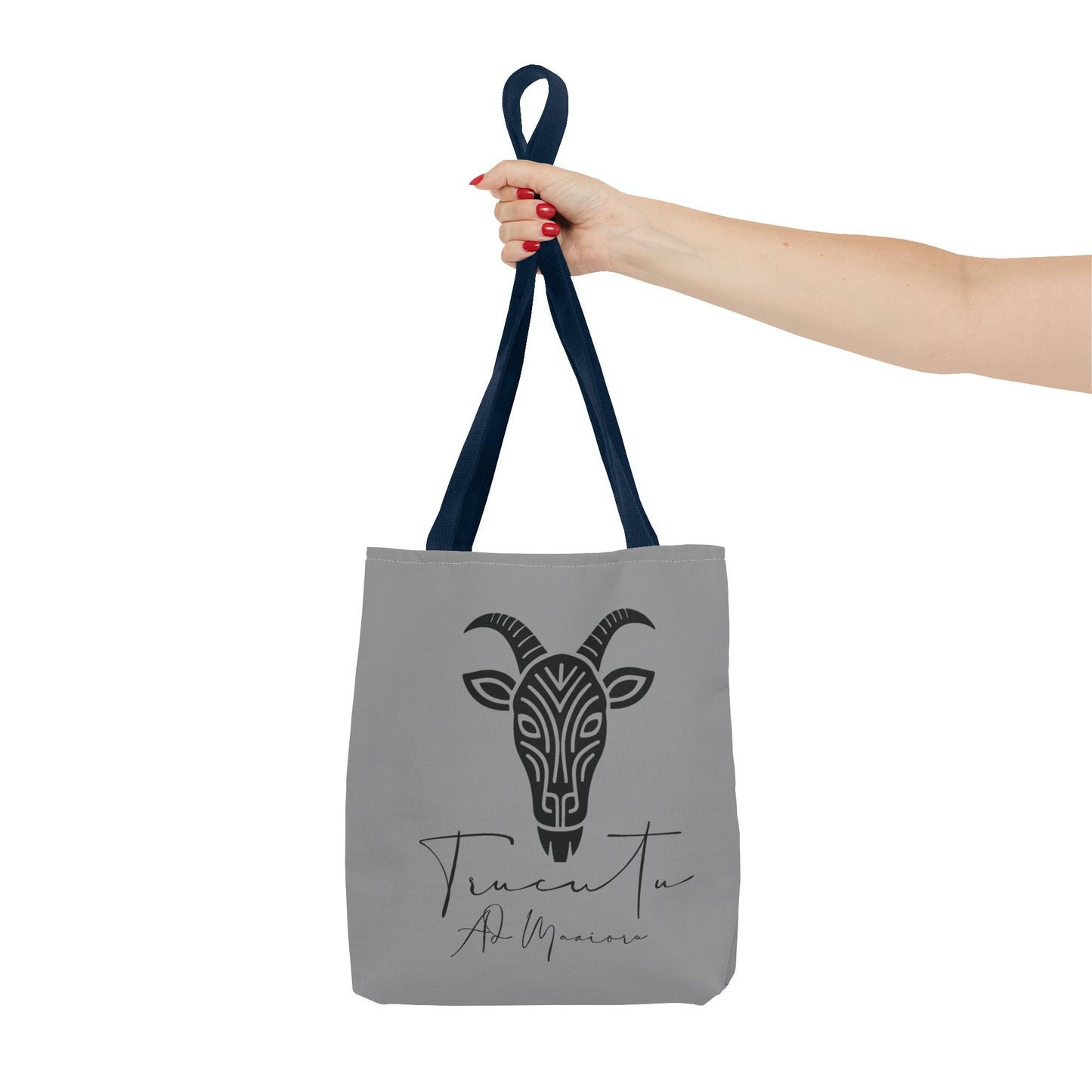 Borsa Tote TRUCUTU con Capra Tribale – Shopper Ecologica, Stile Boho Chic, Idea Regalo per Amanti degli Animali
