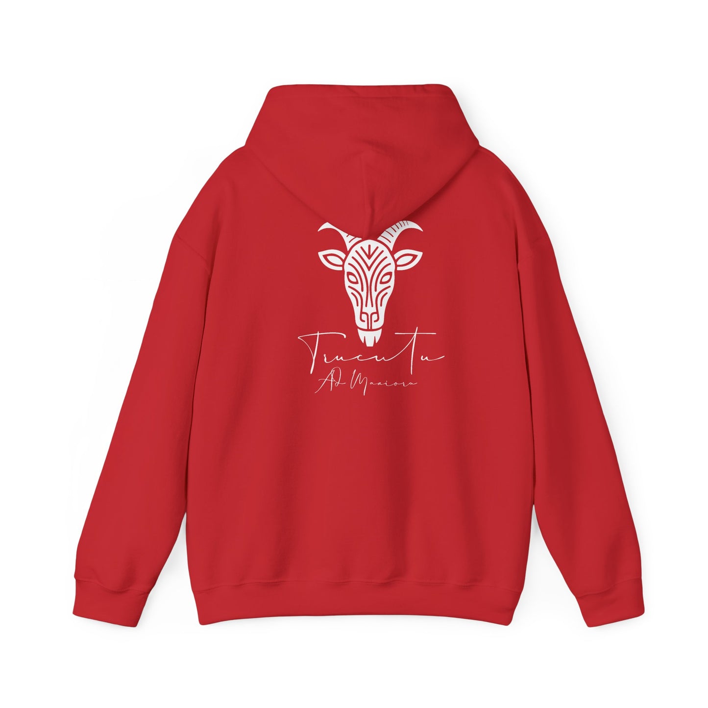 TRUCUTU Logo Hoodie – Unisex Pullover with Goat Emblem | Casual Streetwear | Gift for Animal & Nature Lover
