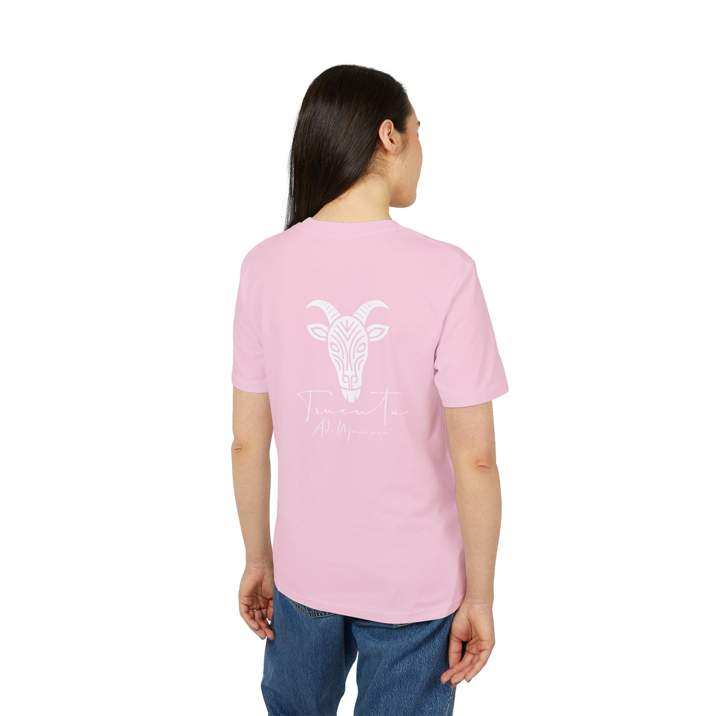 TRUCUTU Unisex T-Shirt – Casual Cotton Logo Shirt with Back Print & Front Signature | Everyday Streetwear Tee