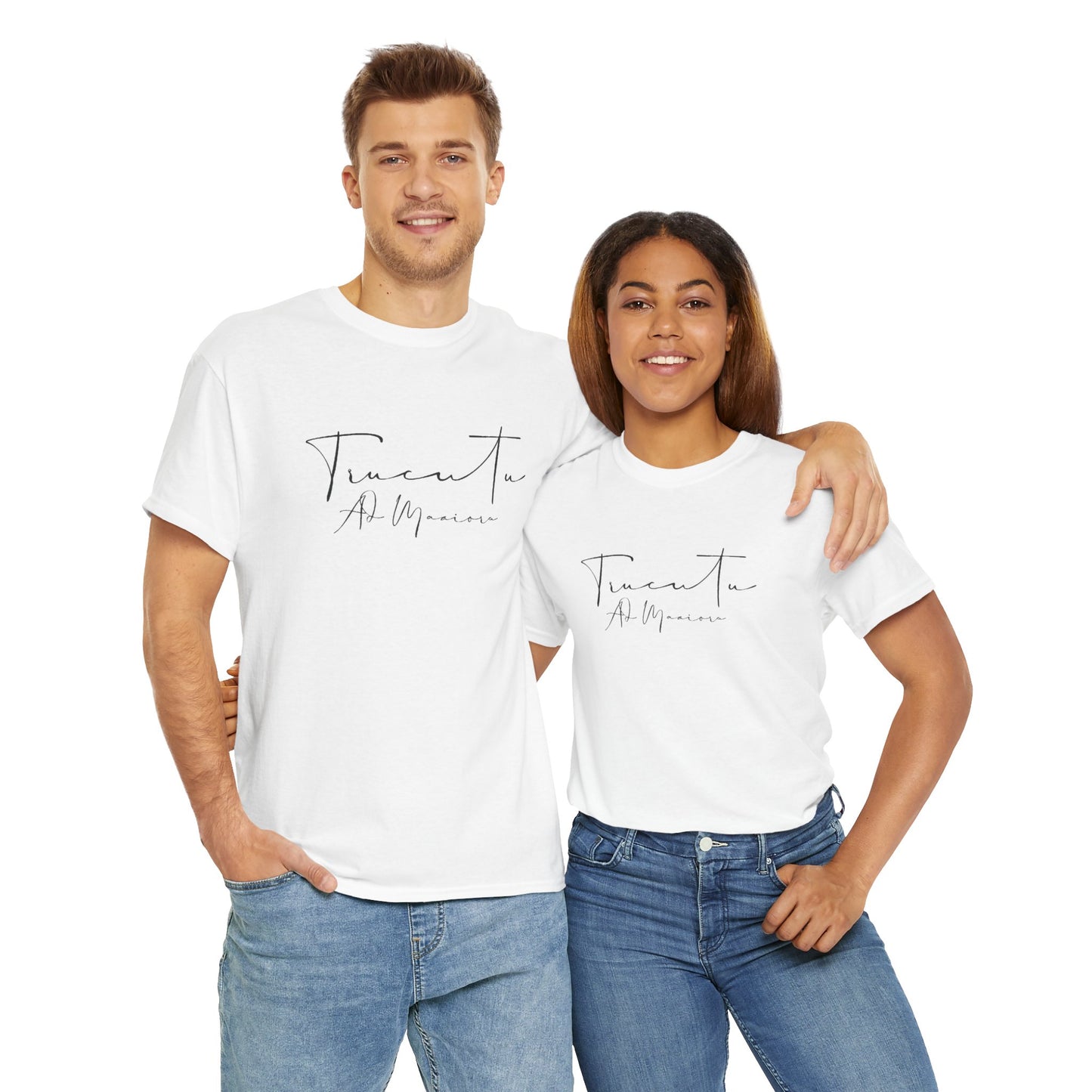 T-shirt Unisex TRUCUTU in Cotone – Grafica Originale per Ogni Giorno | Stile Casual Essenziale | Idea Regalo per Ogni Occasione