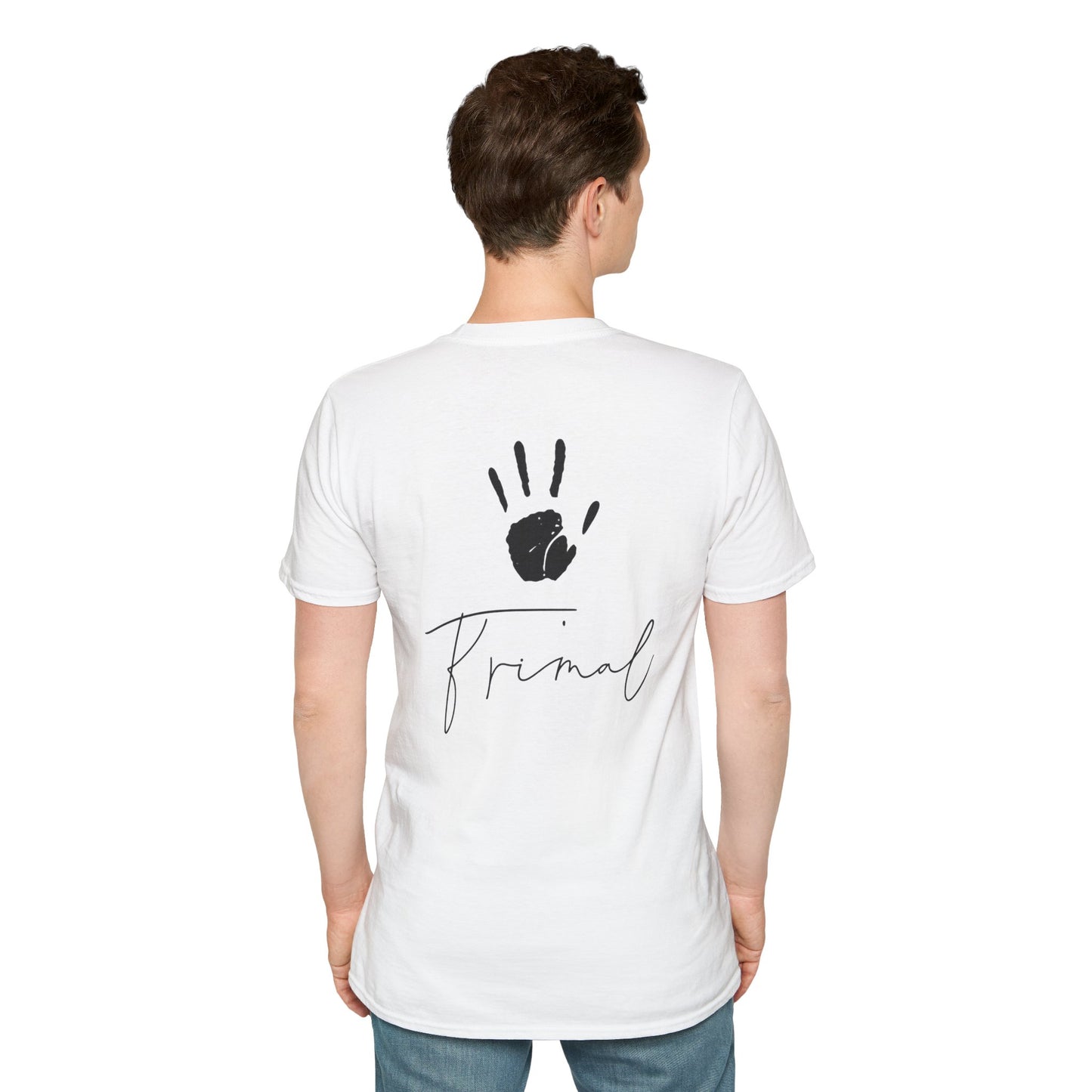 PRIMAL T-Shirt Uomo – Spirito Libero, Stile Essenziale