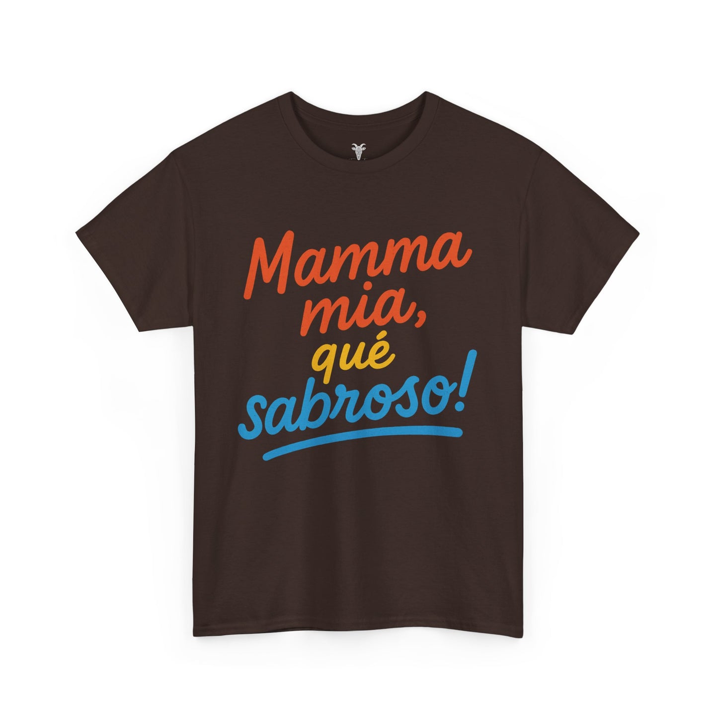 TRUCUTU “Deliciously Fun” Unisex Heavy Cotton Tee – Mamma mia, qué sabroso! | Perfect for Foodies, Casual Wear, Summer Parties & Gifts