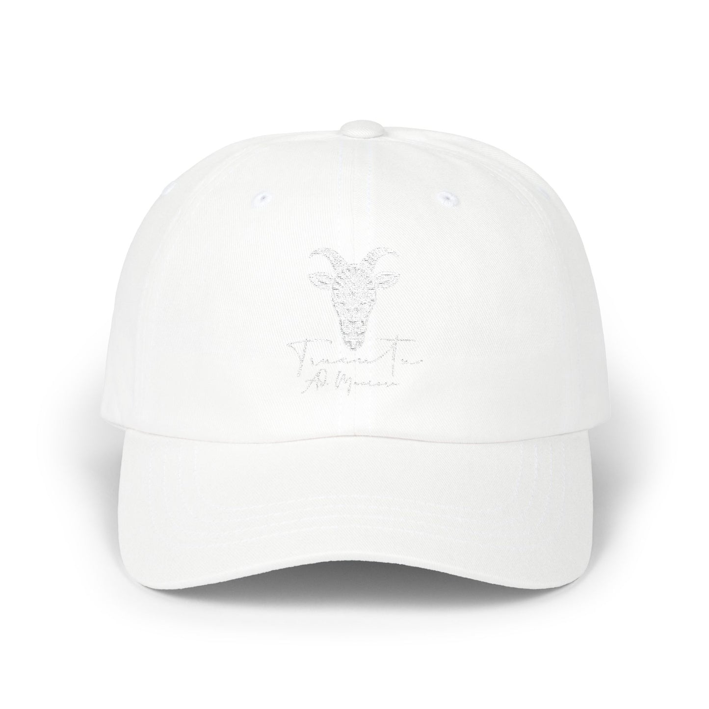 TRUCUTU Classic Unisex Cap – White Adjustable Hat | All-Season Casual Style | Everyday Wear | Versatile Gift Idea