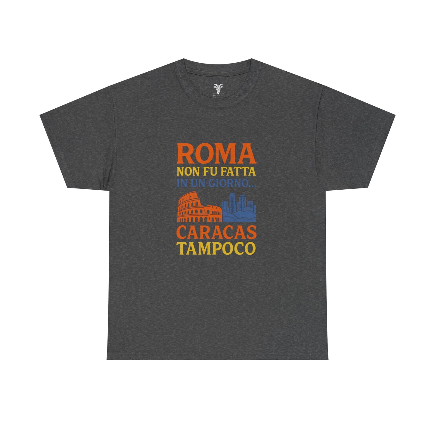 TRUCUTU Roma Graphic Tee – Unisex Cotton T-Shirt | Travel Shirt | Italian Pride Gift | Casual Wear Statement Tee