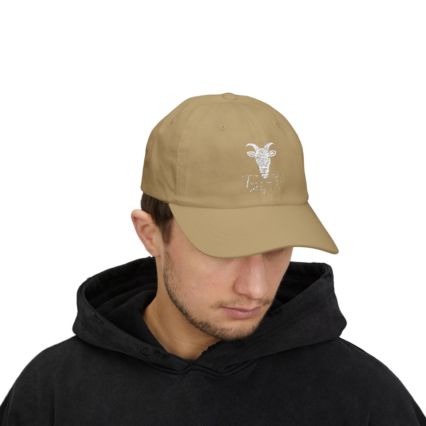 TRUCUTU Classic Unisex Cap – White Adjustable Hat | All-Season Casual Style | Everyday Wear | Versatile Gift Idea