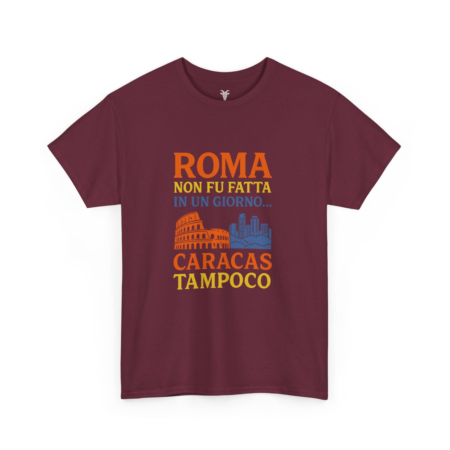 TRUCUTU Roma Graphic Tee – Unisex Cotton T-Shirt | Travel Shirt | Italian Pride Gift | Casual Wear Statement Tee