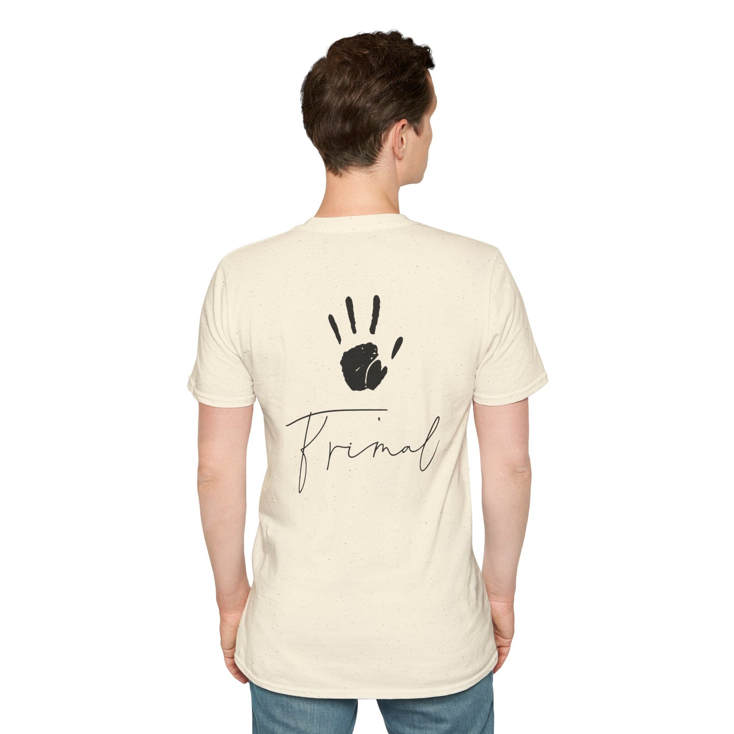 PRIMAL T-Shirt Uomo – Spirito Libero, Stile Essenziale