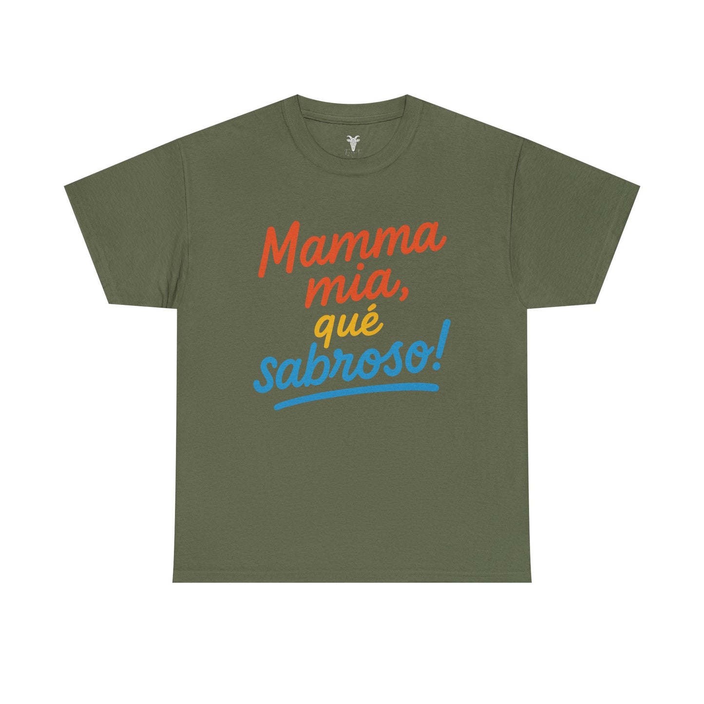TRUCUTU “Deliciously Fun” Unisex Heavy Cotton Tee – Mamma mia, qué sabroso! | Perfect for Foodies, Casual Wear, Summer Parties & Gifts