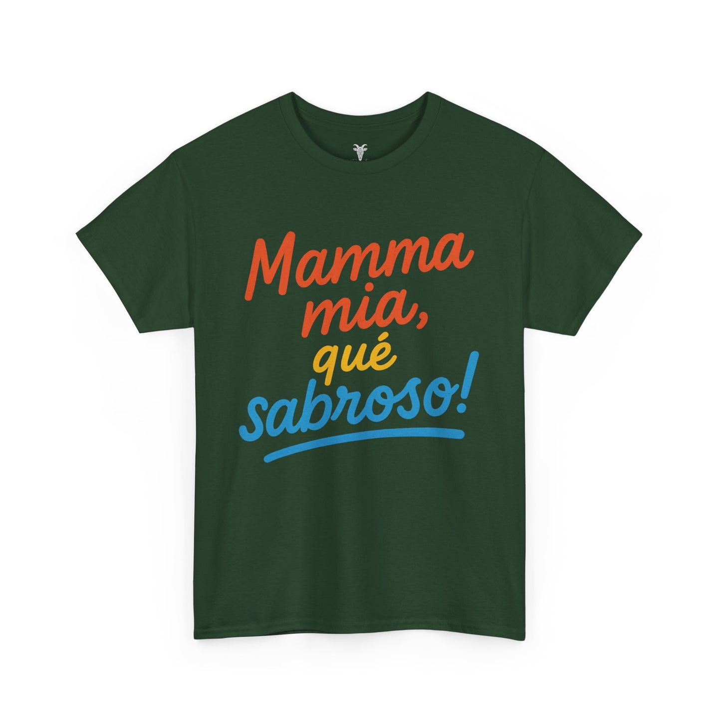 TRUCUTU “Deliciously Fun” Unisex Heavy Cotton Tee – Mamma mia, qué sabroso! | Perfect for Foodies, Casual Wear, Summer Parties & Gifts