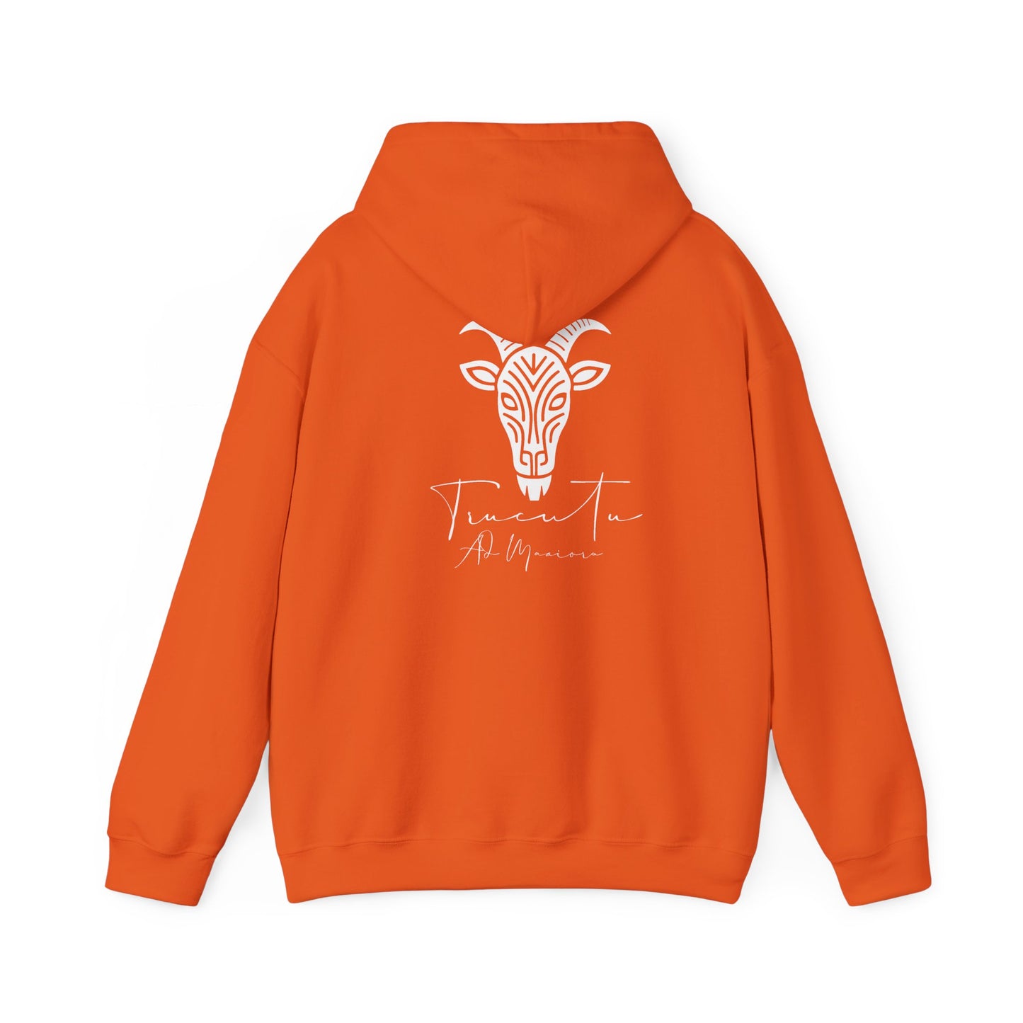 TRUCUTU Logo Hoodie – Unisex Pullover with Goat Emblem | Casual Streetwear | Gift for Animal & Nature Lover