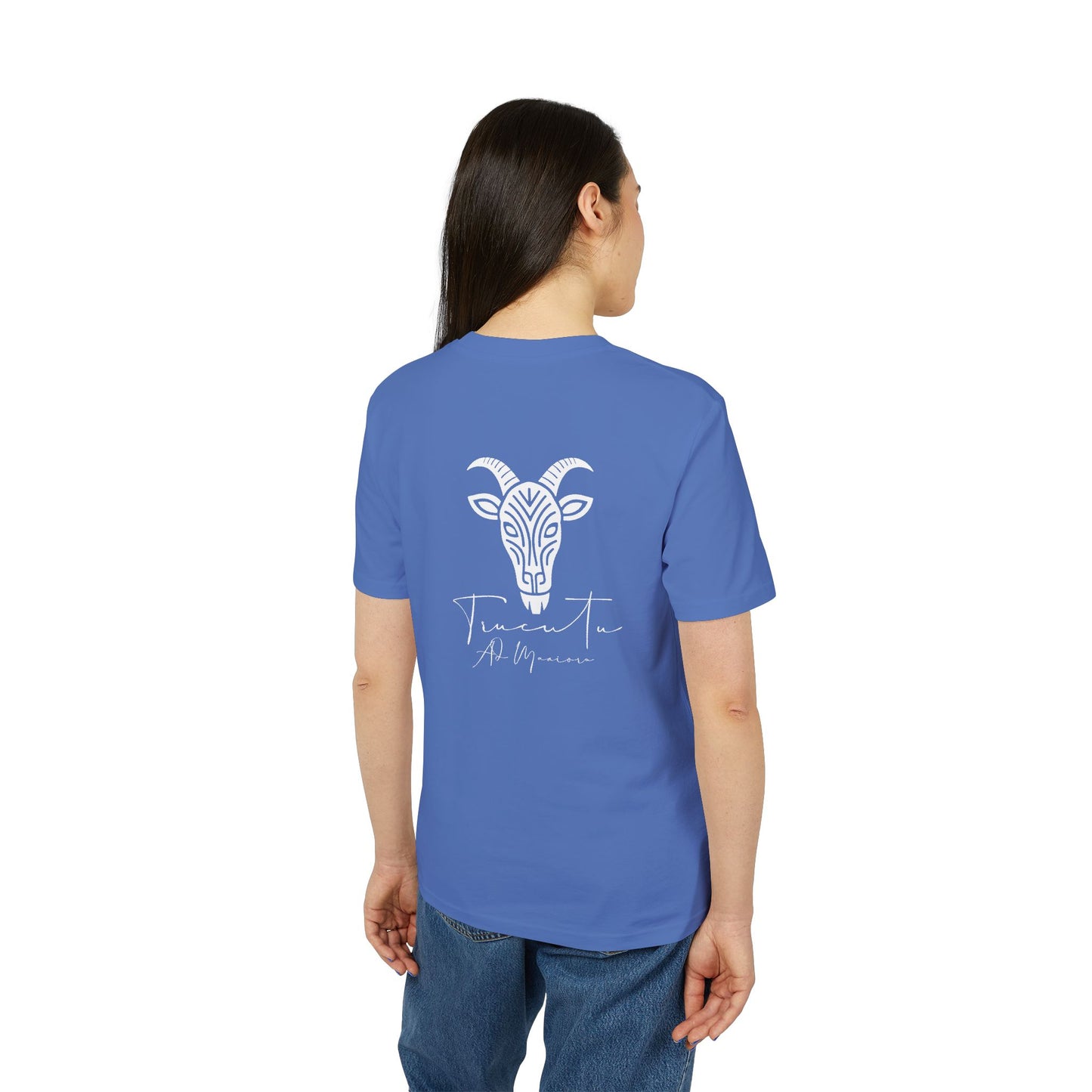 TRUCUTU Unisex T-Shirt – Casual Cotton Logo Shirt with Back Print & Front Signature | Everyday Streetwear Tee