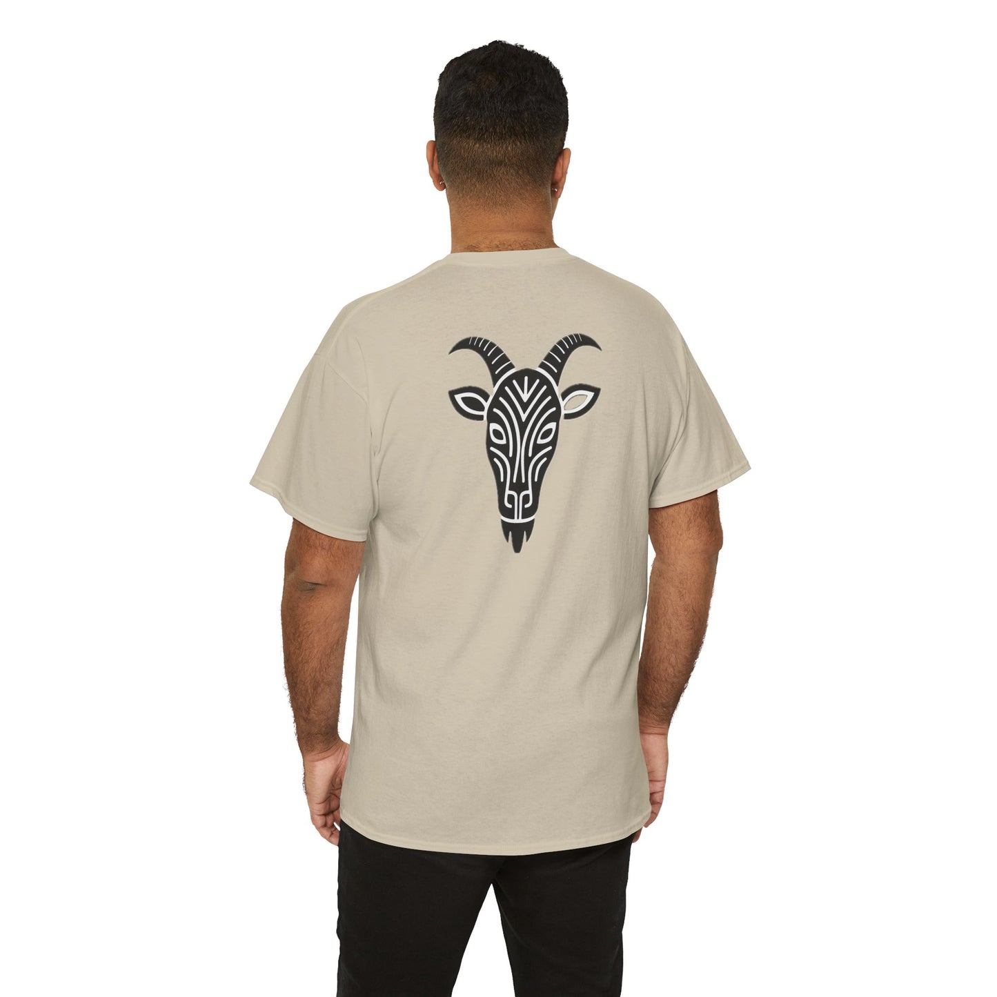 TRUCUTU Bohemian Graphic T-Shirt – Unisex Cotton Shirt | Trendy Animal Logo Print | Festival Wear | Gift for Nature Lovers & Summer Fashion