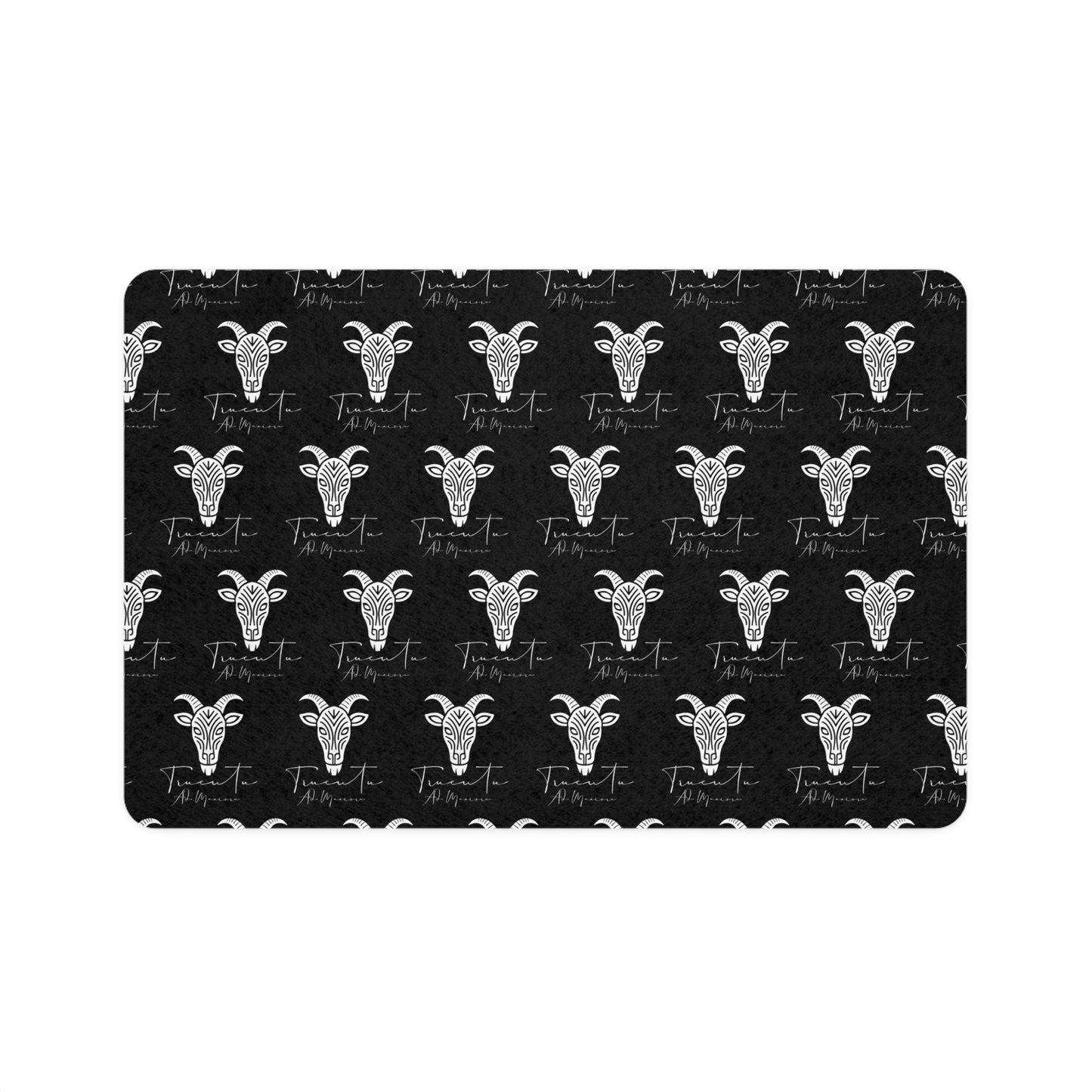 Tappetino Ciotola per Animali TRUCUTU – Antiscivolo 30x45 cm, Minimal per Cani e Gatti | Accessorio Moderno per la Casa