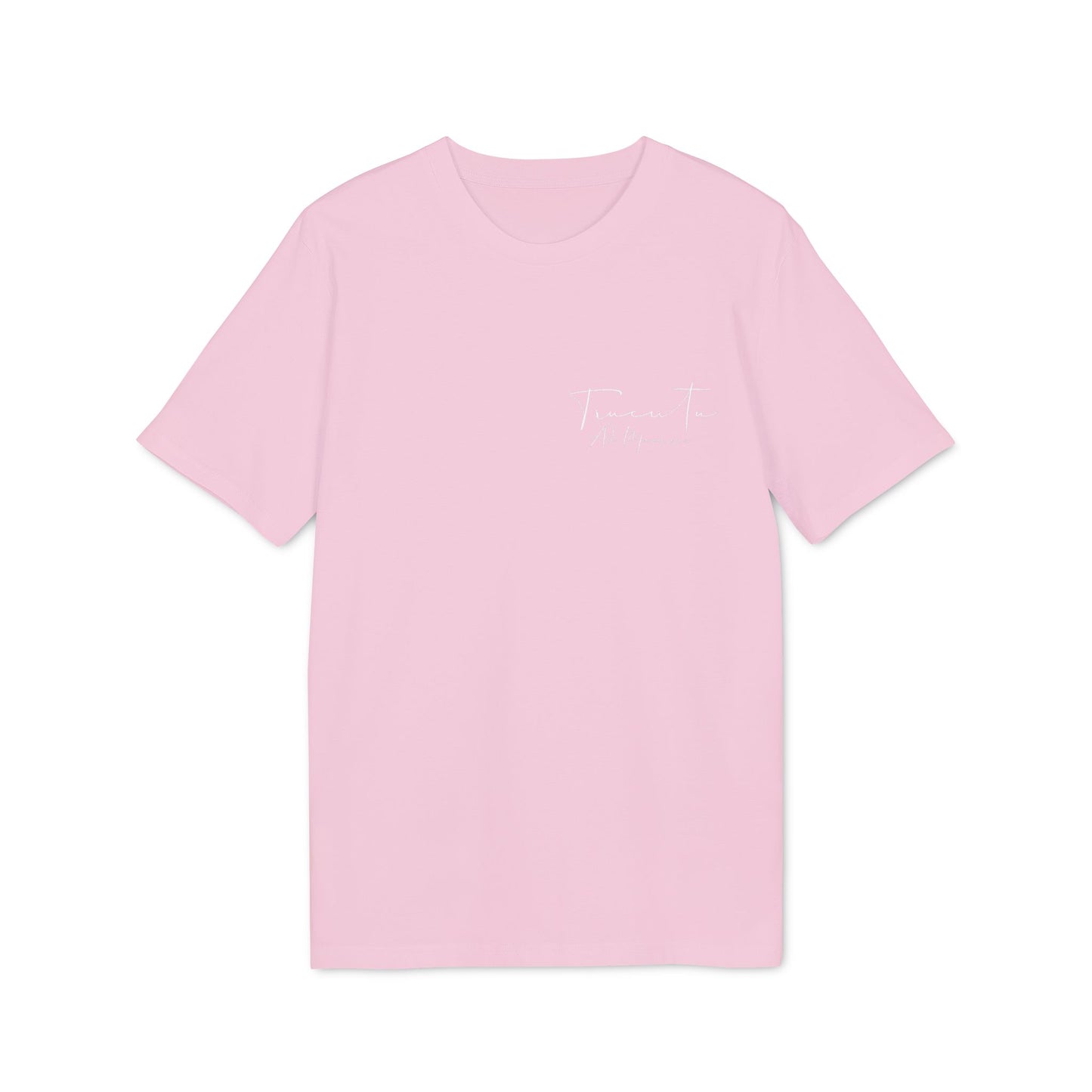 TRUCUTU Unisex T-Shirt – Casual Cotton Logo Shirt with Back Print & Front Signature | Everyday Streetwear Tee
