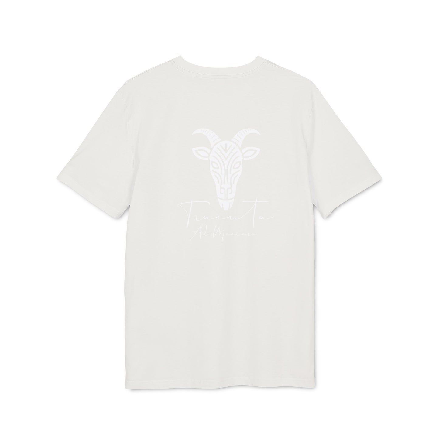 TRUCUTU Unisex T-Shirt – Casual Cotton Logo Shirt with Back Print & Front Signature | Everyday Streetwear Tee