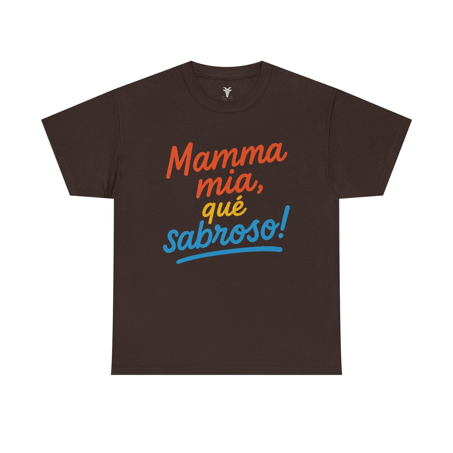 TRUCUTU “Deliciously Fun” Unisex Heavy Cotton Tee – Mamma mia, qué sabroso! | Perfect for Foodies, Casual Wear, Summer Parties & Gifts