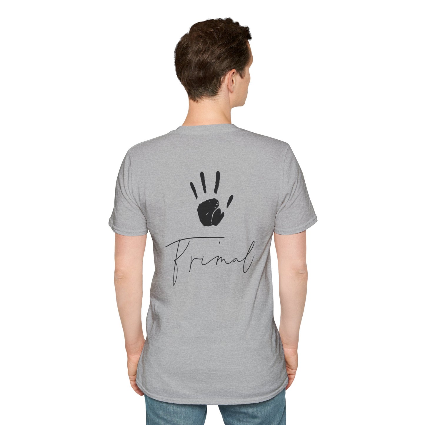 PRIMAL T-Shirt Uomo – Spirito Libero, Stile Essenziale