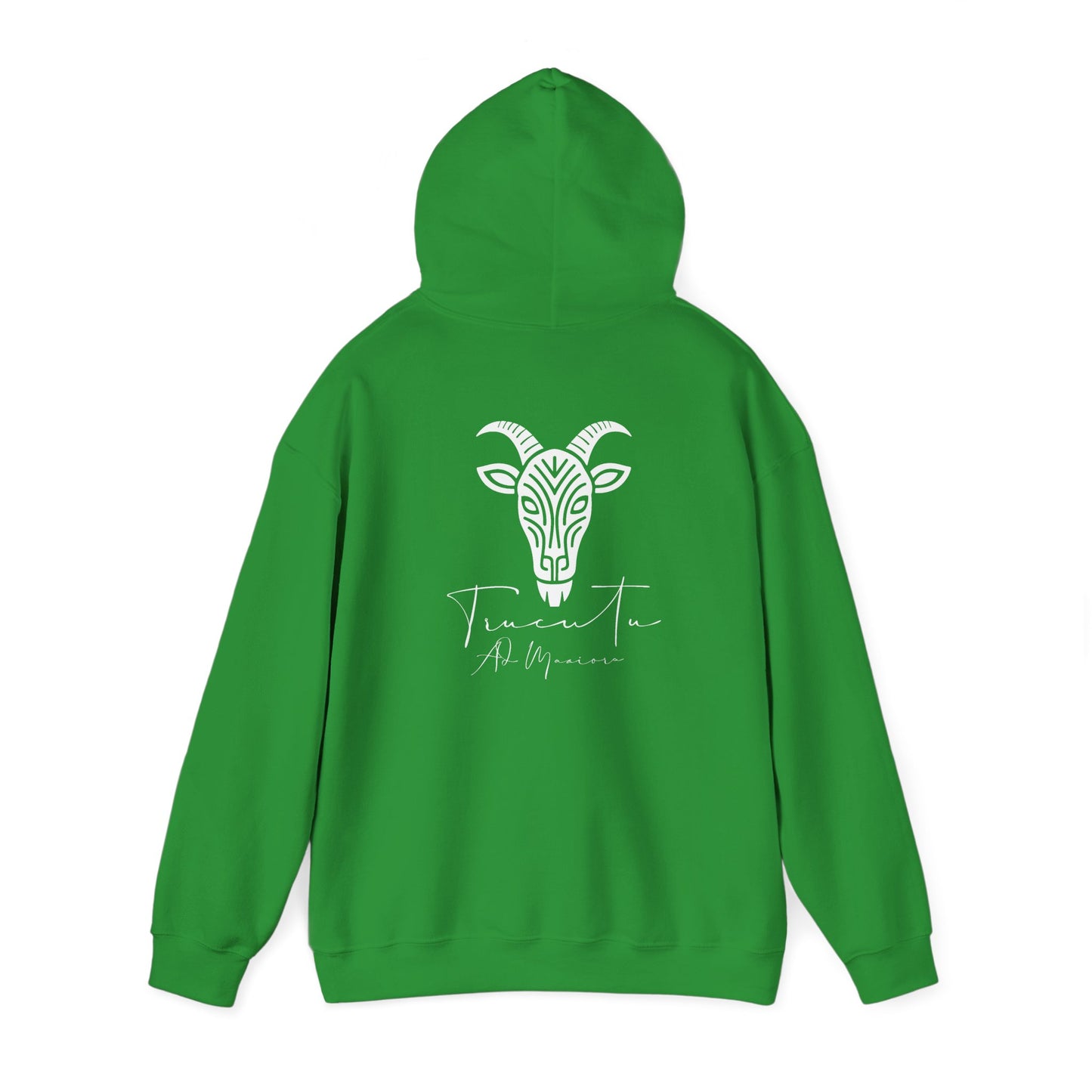 TRUCUTU Logo Hoodie – Unisex Pullover with Goat Emblem | Casual Streetwear | Gift for Animal & Nature Lover