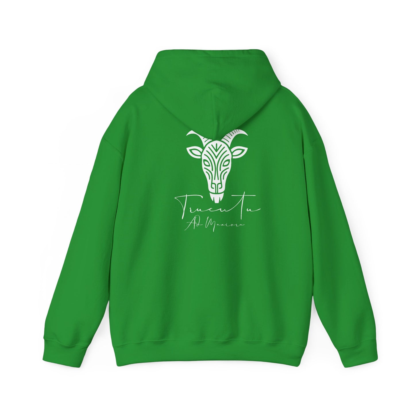 TRUCUTU Logo Hoodie – Unisex Pullover with Goat Emblem | Casual Streetwear | Gift for Animal & Nature Lover