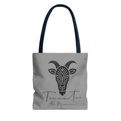 Borsa Tote TRUCUTU con Capra Tribale – Shopper Ecologica, Stile Boho Chic, Idea Regalo per Amanti degli Animali