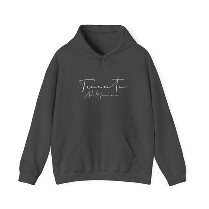 TRUCUTU Logo Hoodie – Unisex Pullover with Goat Emblem | Casual Streetwear | Gift for Animal & Nature Lover