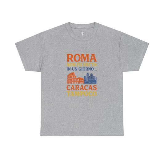 TRUCUTU Roma Graphic Tee – Unisex Cotton T-Shirt | Travel Shirt | Italian Pride Gift | Casual Wear Statement Tee
