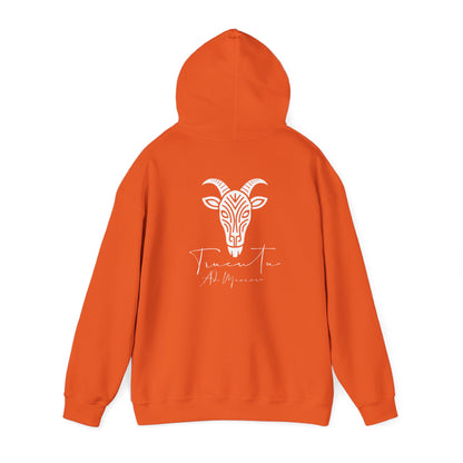 TRUCUTU Logo Hoodie – Unisex Pullover with Goat Emblem | Casual Streetwear | Gift for Animal & Nature Lover