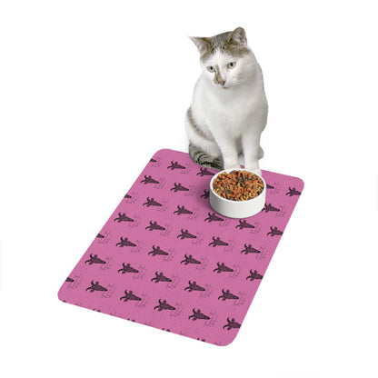 Tappetino Ciotola per Animali TRUCUTU – Antiscivolo 30x45 cm, Minimal per Cani e Gatti | Accessorio Moderno per la Casa