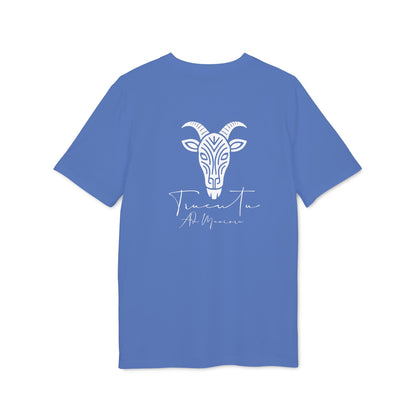 TRUCUTU Unisex T-Shirt – Casual Cotton Logo Shirt with Back Print & Front Signature | Everyday Streetwear Tee