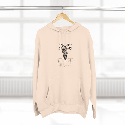 Felpa con Grafica Capra TRUCUTU – Calda in Pile, Design Animale Iconico, Regalo Perfetto per Amanti della Natura, Stile Ribelle ed Eco-Friendly