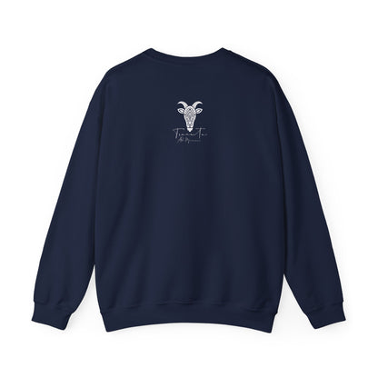 Felpa Unisex TRUCUTU con Simbolo della Capra – Stile Boho Festival | Regalo per Amanti della Natura | Morbida e Comoda