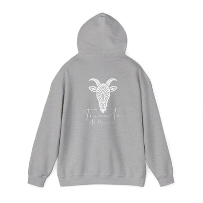 TRUCUTU Logo Hoodie – Unisex Pullover with Goat Emblem | Casual Streetwear | Gift for Animal & Nature Lover