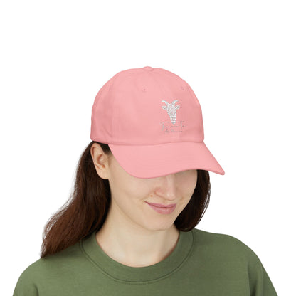 TRUCUTU Classic Unisex Cap – White Adjustable Hat | All-Season Casual Style | Everyday Wear | Versatile Gift Idea