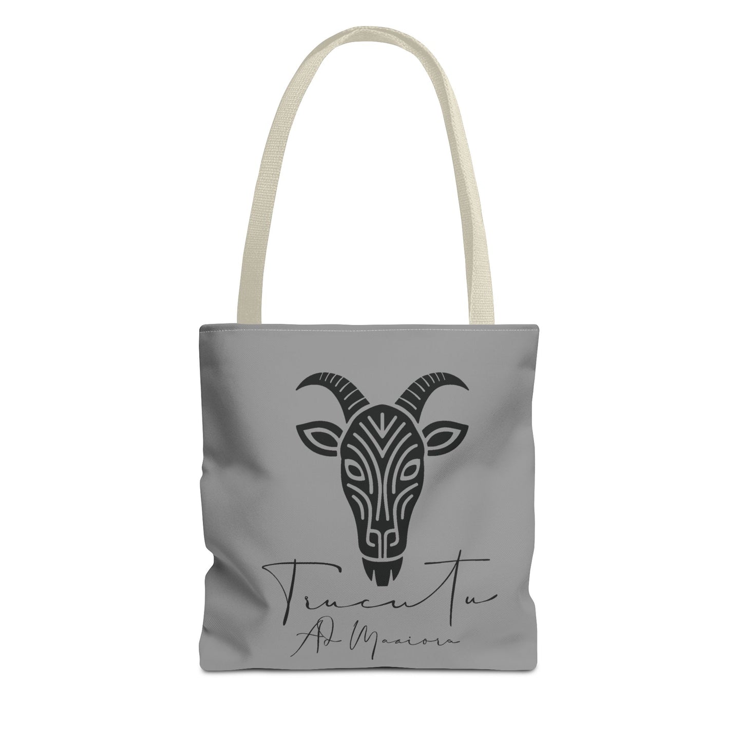 Borsa Tote TRUCUTU con Capra Tribale – Shopper Ecologica, Stile Boho Chic, Idea Regalo per Amanti degli Animali