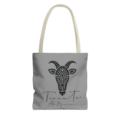 Borsa Tote TRUCUTU con Capra Tribale – Shopper Ecologica, Stile Boho Chic, Idea Regalo per Amanti degli Animali
