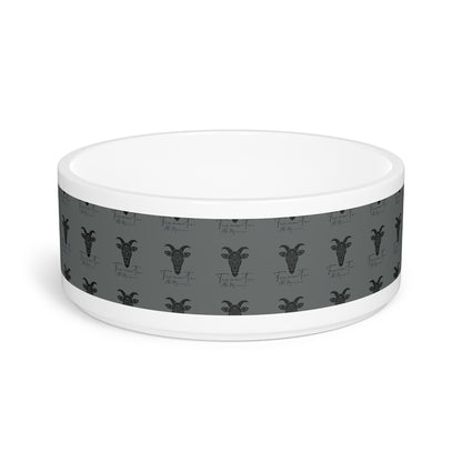 Ciotola per Animali TRUCUTU con Design Capra Elegante – Personalizzabile, Idea Regalo per Amanti degli Animali, Stile Unico per la Casa