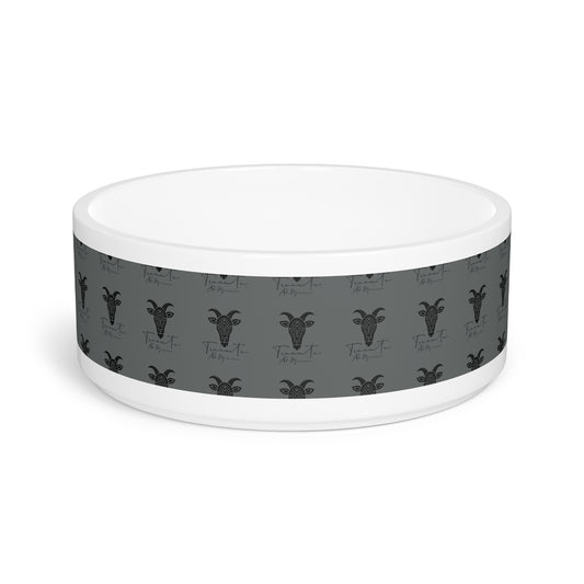 Ciotola per Animali TRUCUTU con Design Capra Elegante – Personalizzabile, Idea Regalo per Amanti degli Animali, Stile Unico per la Casa